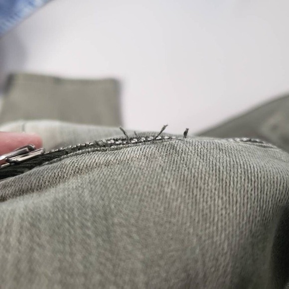 Pistola Skinny Cargo‎ Zipper Ankle Stretch Pants Olive Green Size 32 Streetwear - Picture 7 of 10